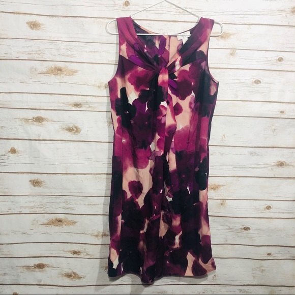 LOFT Dresses & Skirts - Ann Taylor LOFT Size 12P Dress Sleeveless Ruffle Front